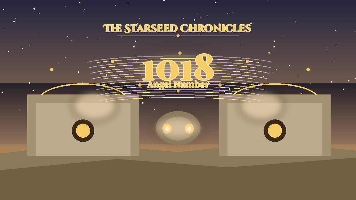 Angel Number 1018: The Starseed Chronicles Style H, Joyful Sky Glades Pioneer Coin Cascade