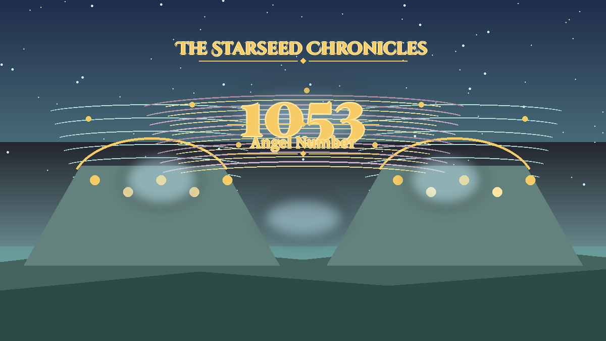 Angel Number 1053: The Starseed Chronicles Style H, Moon Crystal Village Freewind Joy Atelier
