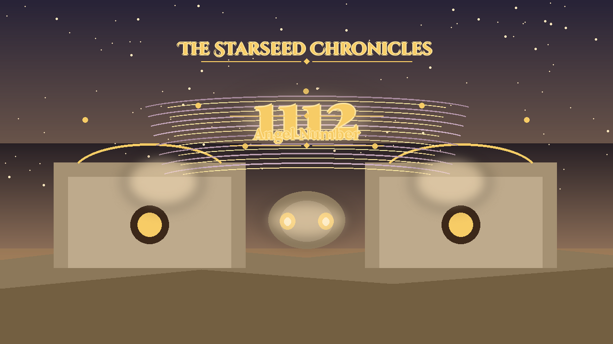 Angel Number 1112: The Starseed Chronicles Style H, Pearl Observatory Spire Pioneer Faith Bridge