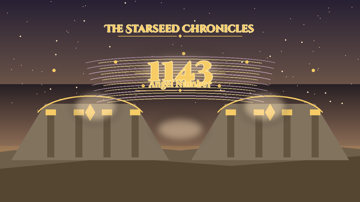Angel Number 1143: The Starseed Chronicles Style H, Aurora Tide Harbor Keystone Joy Atelier