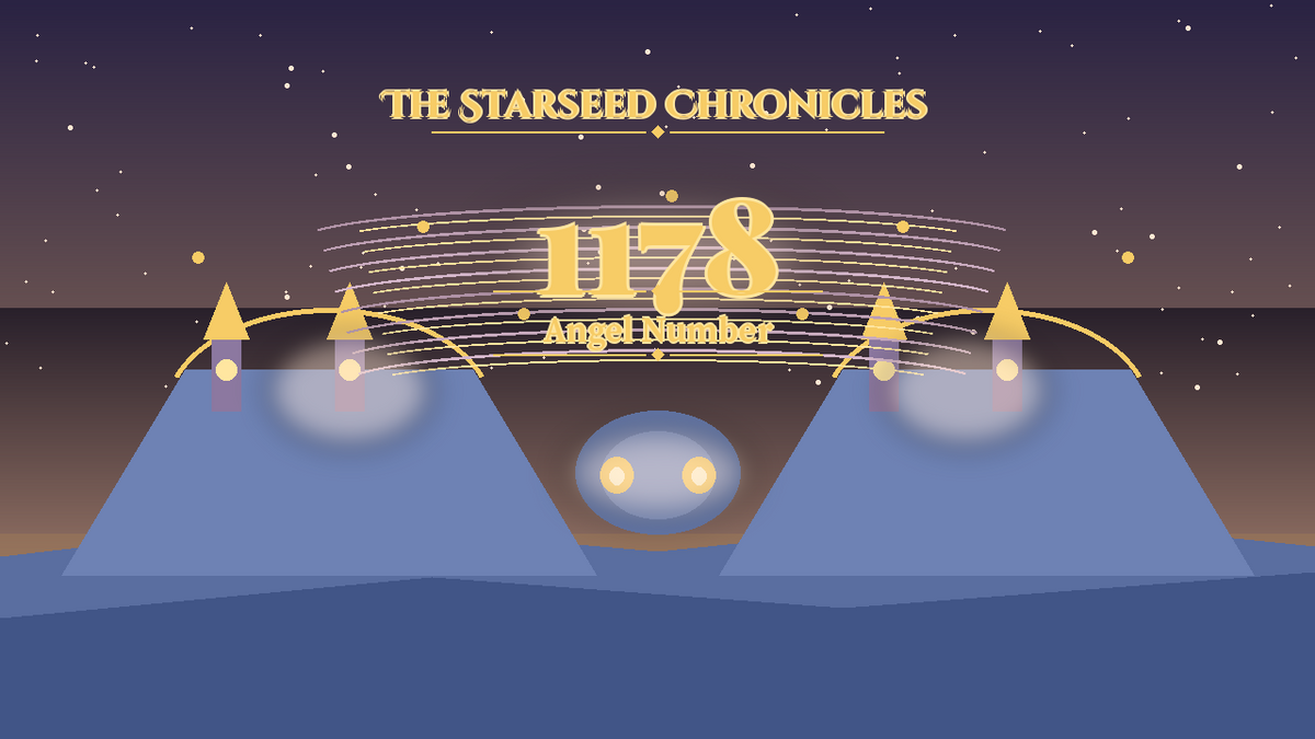 Angel Number 1178: The Starseed Chronicles Style H, Crystal River Crossing Seer Coin Cascade