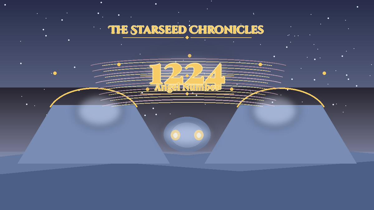 Angel Number 1224: The Starseed Chronicles Style H, Hollow Court Lanterns Twin Keystone Span