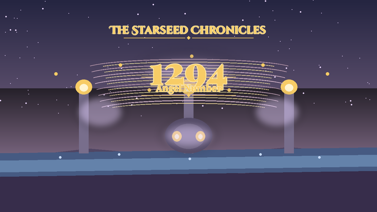 Angel Number 1294: The Starseed Chronicles Style H, Soft Carnival Meadow Release Keystone Span