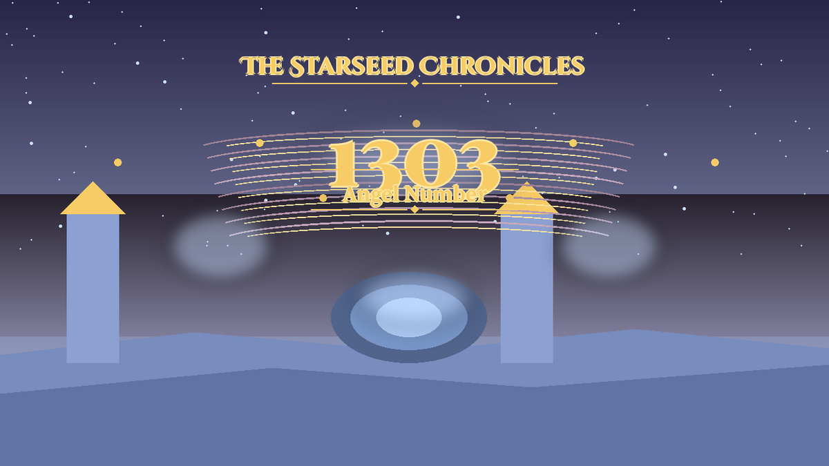 Angel Number 1303: The Starseed Chronicles Style H, Dimmed Village Quiet Zero Joy Atelier