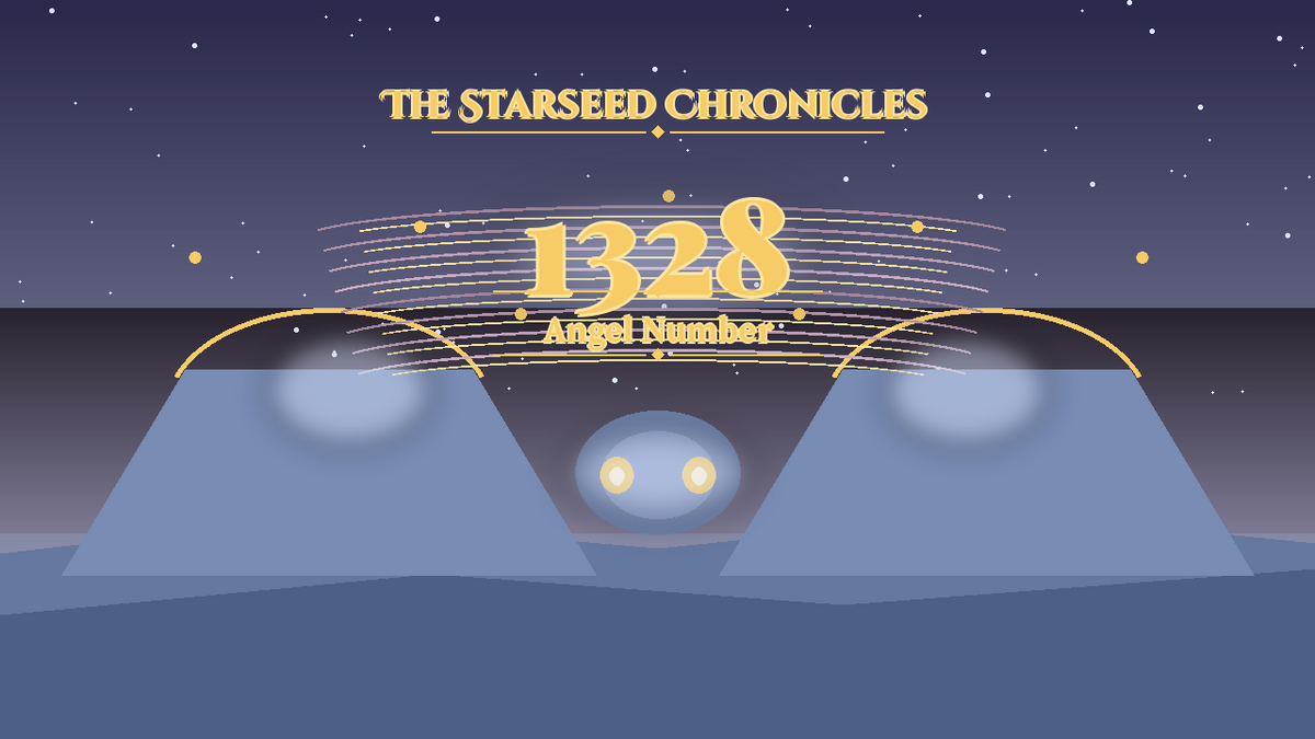 Angel Number 1328: The Starseed Chronicles Style H, Dimmed Village Quiet Twin Coin Cascade