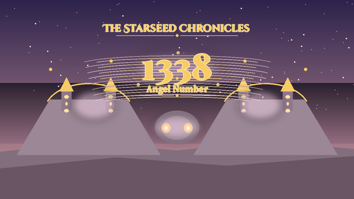 Angel Number 1338: The Starseed Chronicles Style H, Joyful Sky Glades Chorus Coin Cascade