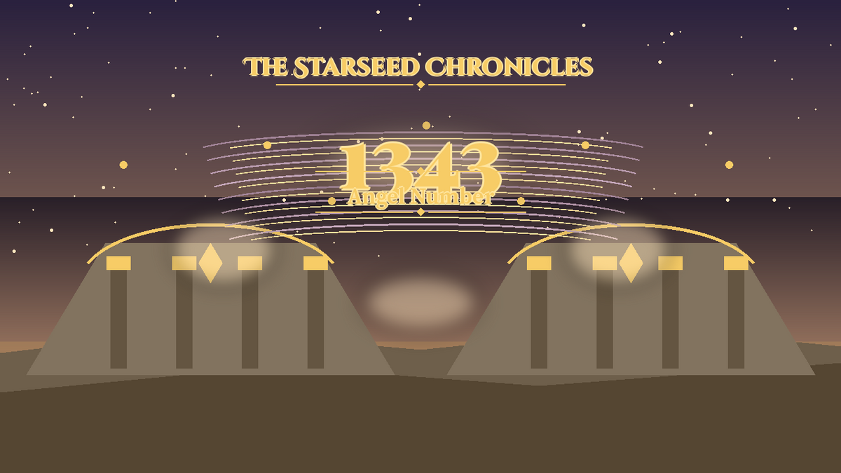 Angel Number 1343: The Starseed Chronicles Style H, Starry Wisdom Grove Keystone Joy Atelier