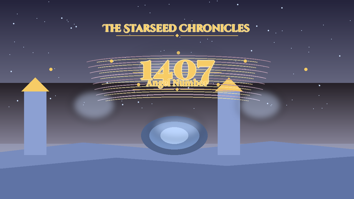 Angel Number 1407: The Starseed Chronicles Style H, Cedar Sanctuary Steps Zero Spirit Spire