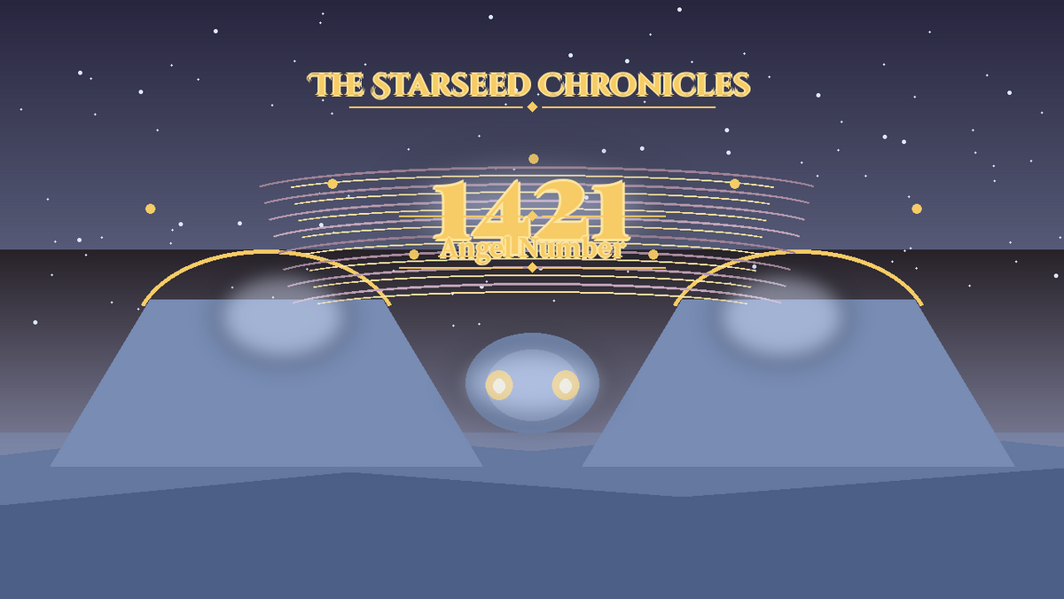 Angel Number 1421: The Starseed Chronicles Style H, Terravale Mist Ridges Twin Dawn Gate