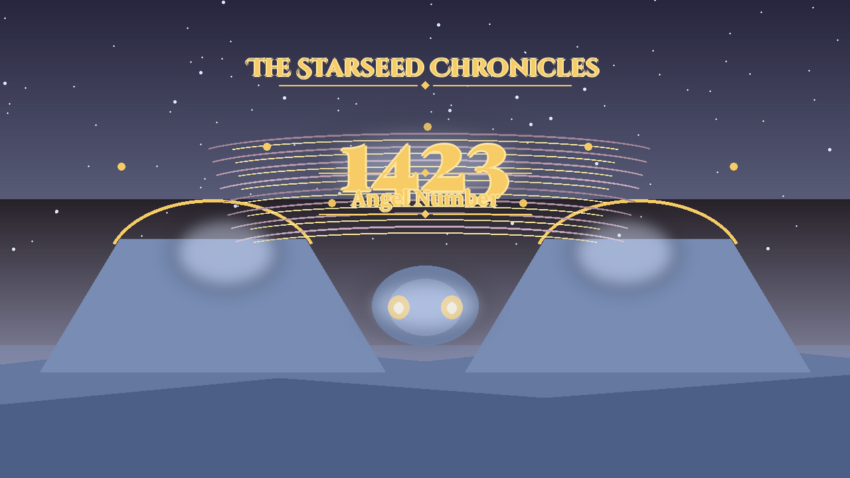 Angel Number 1423: The Starseed Chronicles Style H, Sunken Garden Terraces Twin Joy Atelier
