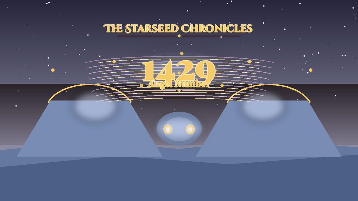 Angel Number 1429: The Starseed Chronicles Style H, Soft Carnival Meadow Twin Release Shore