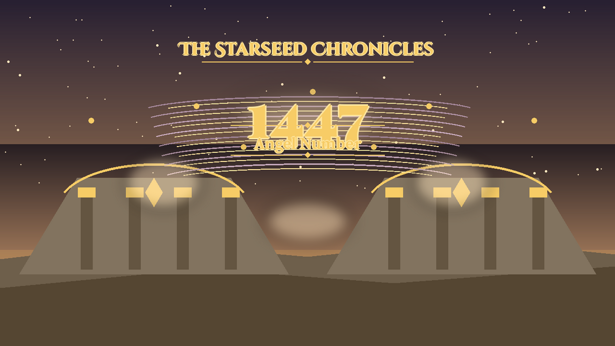 Angel Number 1447: The Starseed Chronicles Style H, Hollow Court Lanterns Keystone Spirit Spire