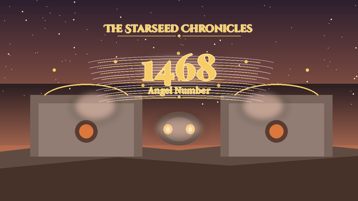 Angel Number 1468: The Starseed Chronicles Style H, Elara Cottage Hearth Nest Coin Cascade