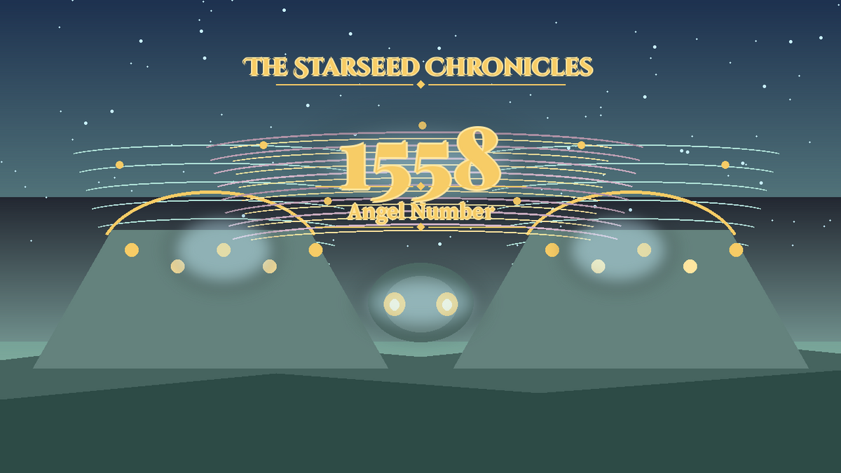 Angel Number 1558: The Starseed Chronicles Style H, Willow Song Boardwalk Freewind Coin Cascade