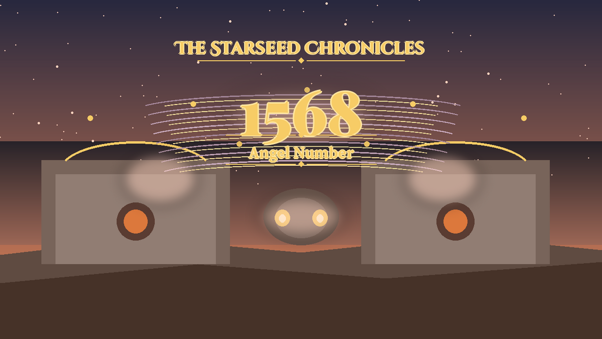 Angel Number 1568: The Starseed Chronicles Style H, Crystal Choir Plaza Nest Coin Cascade