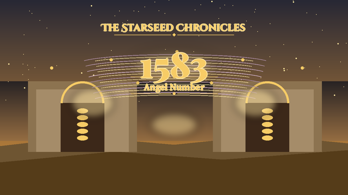Angel Number 1583: The Starseed Chronicles Style H, Sunken Garden Terraces Vault Joy Atelier