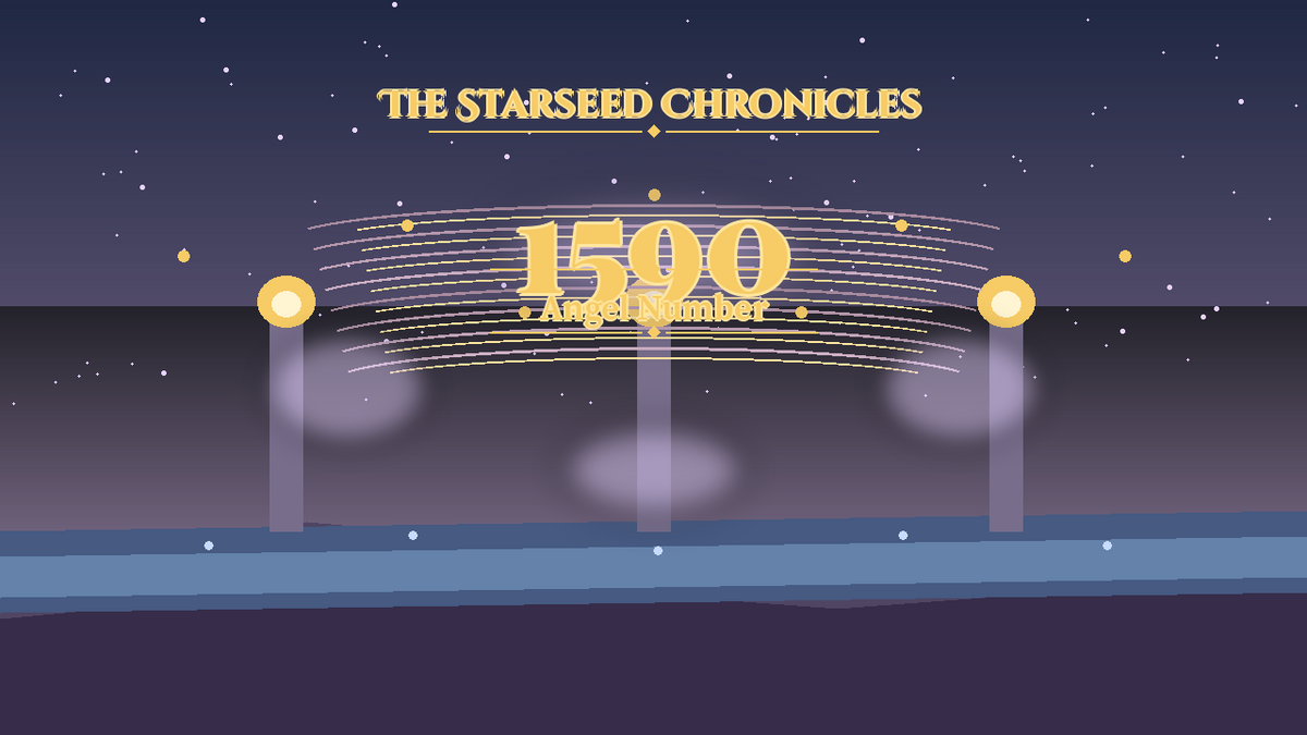 Angel Number 1590: The Starseed Chronicles Style H, Ember Market Courtyard Release Source Pool