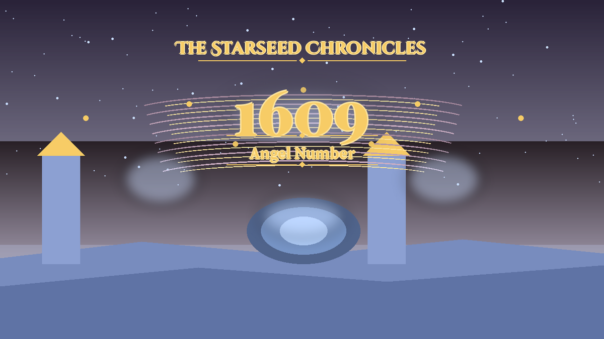 Angel Number 1609: The Starseed Chronicles Style H, Quill Library Cloister Zero Release Shore