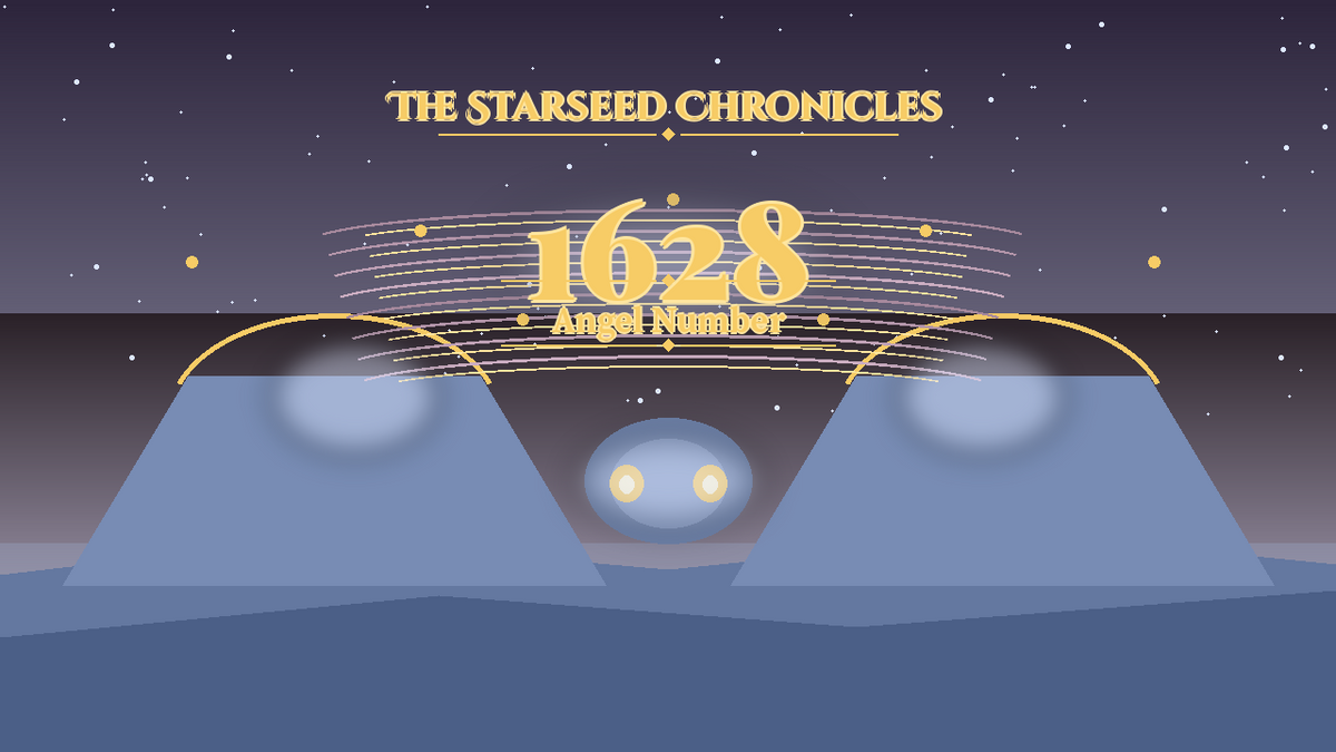 Angel Number 1628: The Starseed Chronicles Style H, Hollow Court Lanterns Twin Coin Cascade