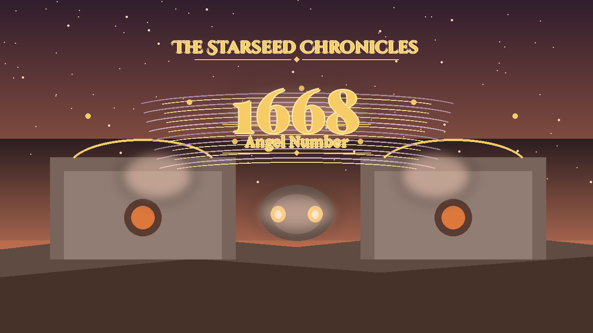 Angel Number 1668: The Starseed Chronicles Style H, Soft Carnival Meadow Nest Coin Cascade