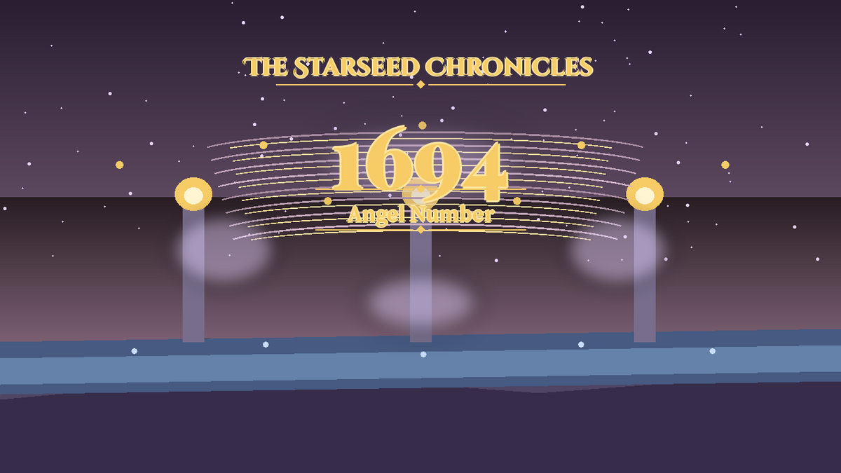 Angel Number 1694: The Starseed Chronicles Style H, Pearl Observatory Spire Release Keystone Span