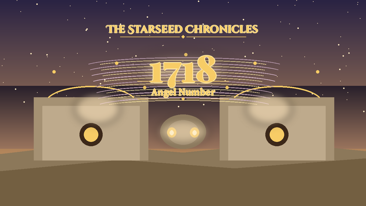 Angel Number 1718: The Starseed Chronicles Style H, Pearl Observatory Spire Pioneer Coin Cascade