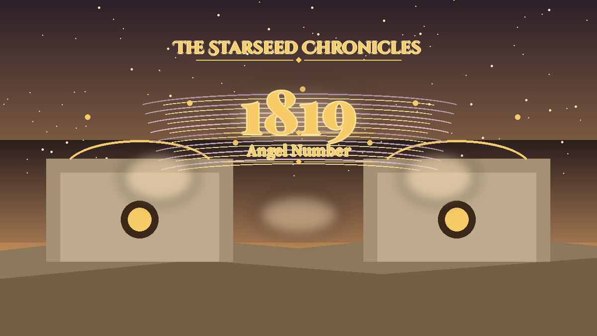Angel Number 1819: The Starseed Chronicles Style H, Joyful Sky Glades Pioneer Release Shore