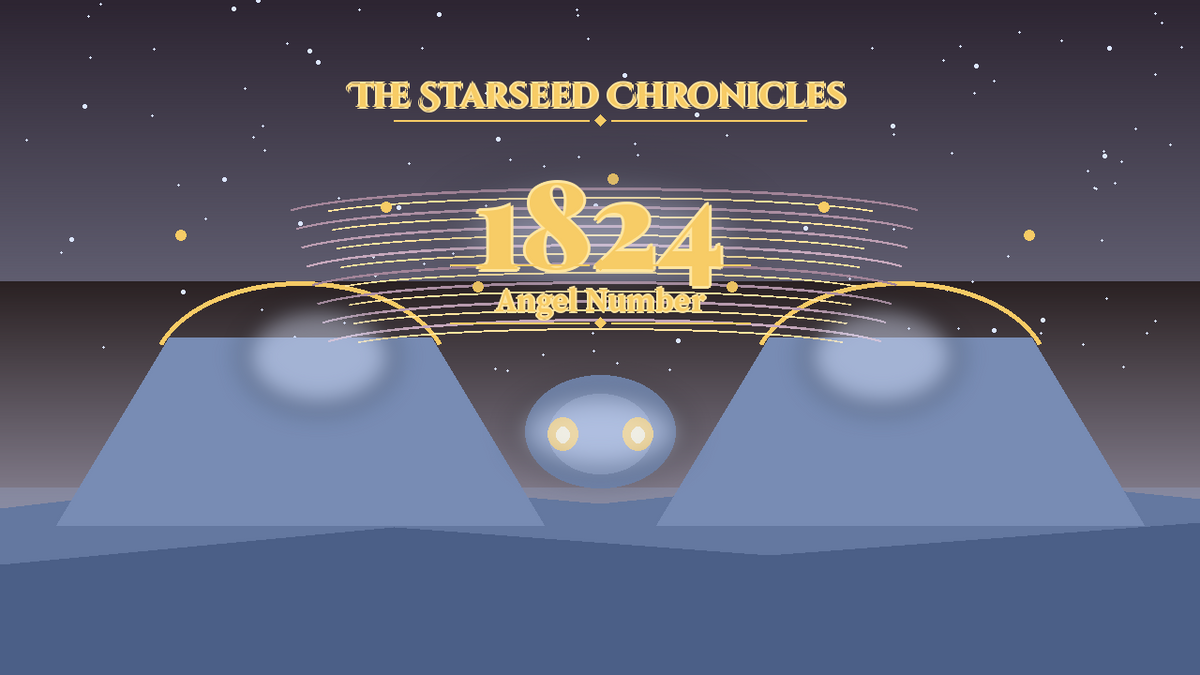 Angel Number 1824: The Starseed Chronicles Style H, Crystal River Crossing Twin Keystone Span