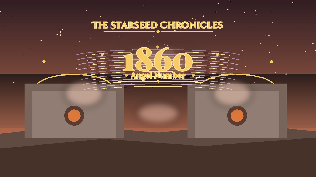 Angel Number 1860: The Starseed Chronicles Style H, Starry Wisdom Grove Nest Source Pool