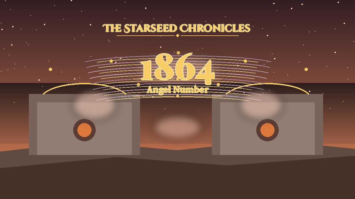 Angel Number 1864: The Starseed Chronicles Style H, Misty Towering Mountains Nest Keystone Span