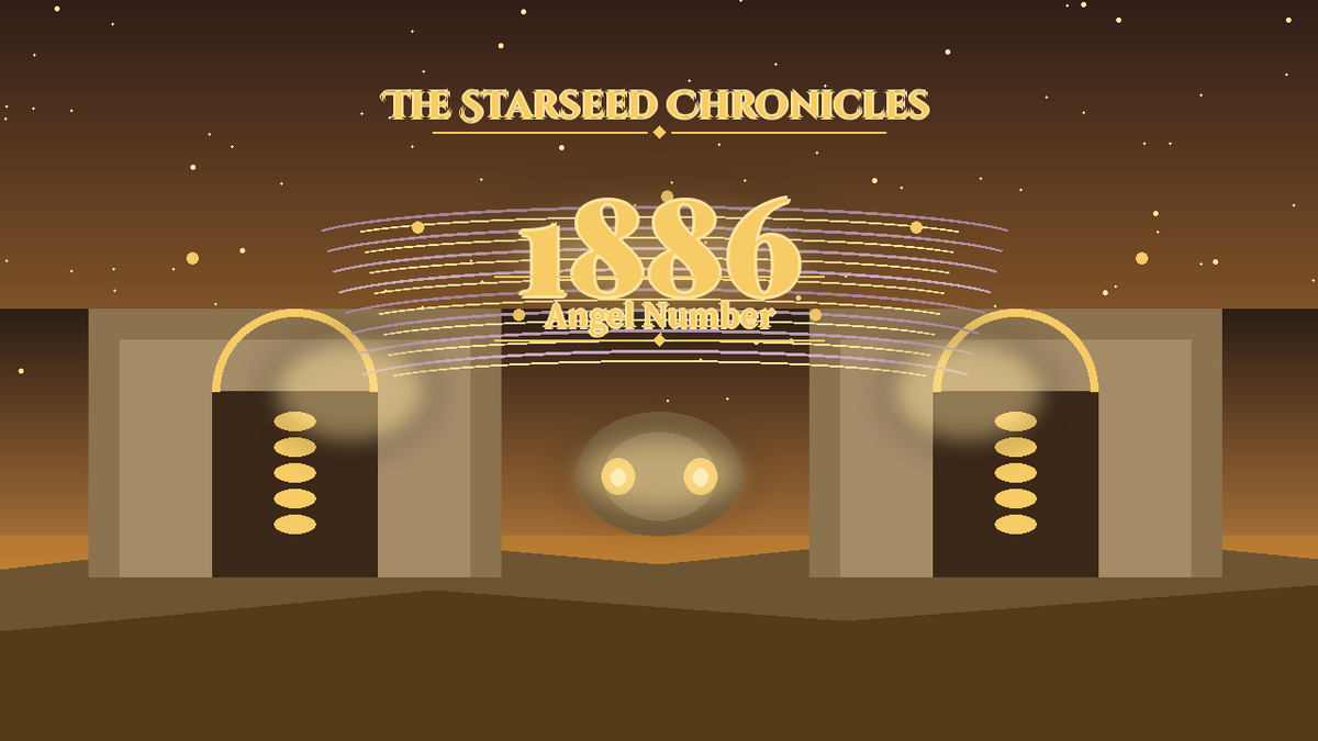 Angel Number 1886: The Starseed Chronicles Style H, Crystal River Crossing Vault Nest Hearth