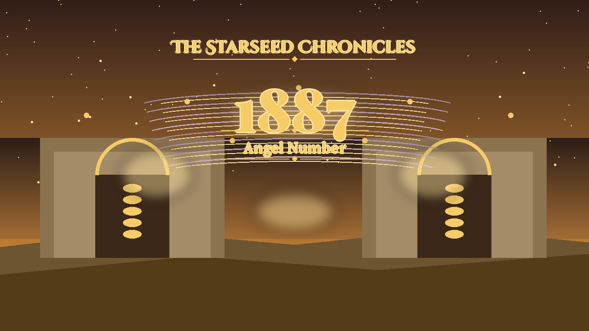 Angel Number 1887: The Starseed Chronicles Style H, Noble Elf Village Vault Spirit Spire