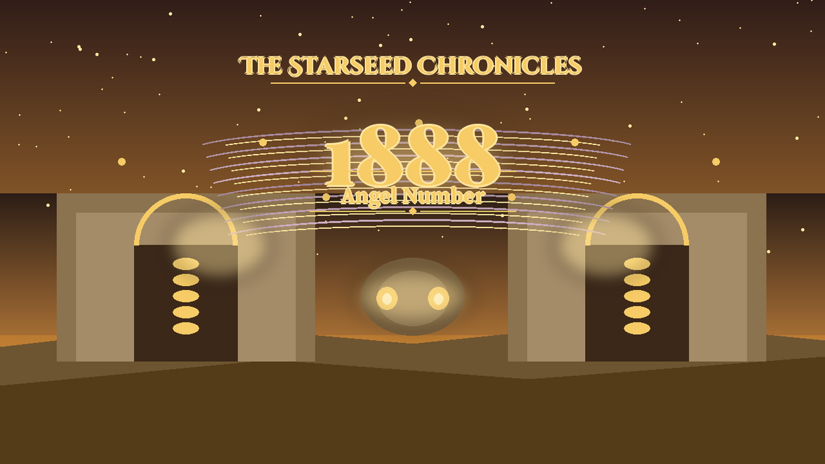 Angel Number 1888: The Starseed Chronicles Style H, Nexus Ark Threshold Vault Coin Cascade