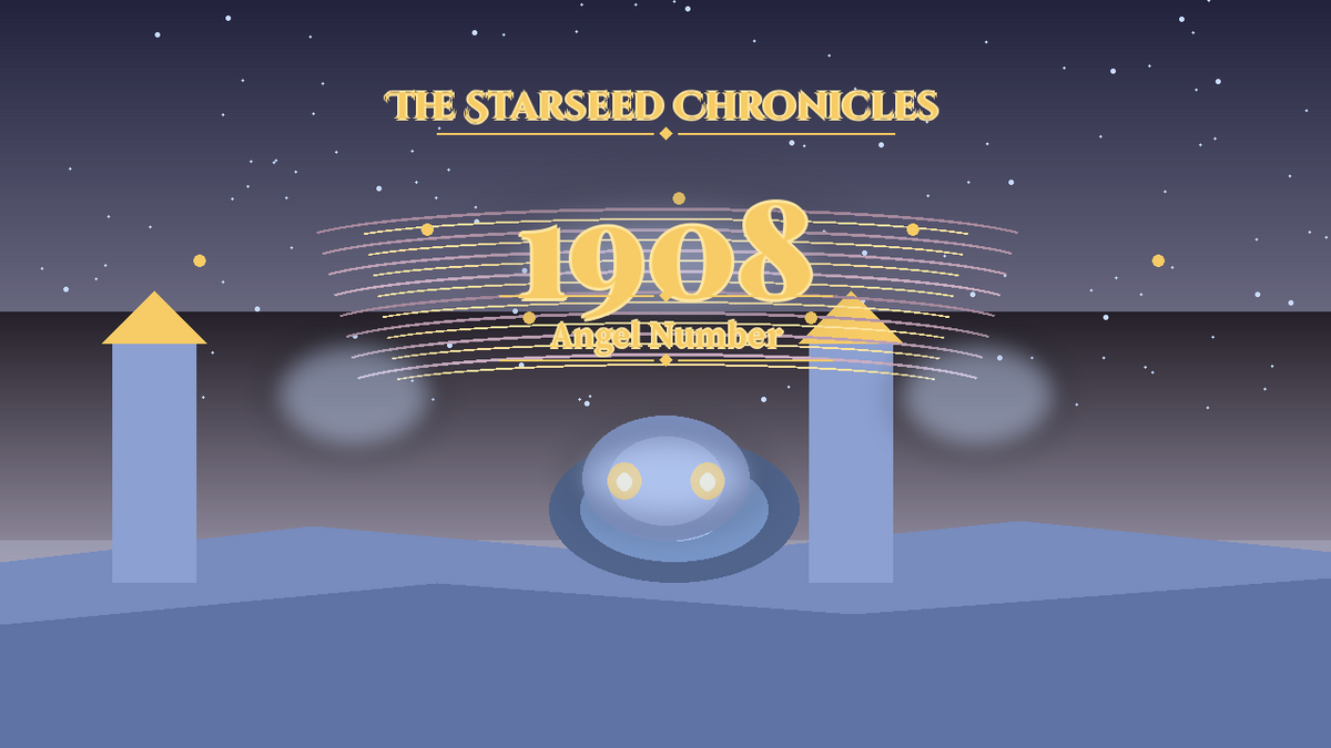 Angel Number 1908: The Starseed Chronicles Style H, Nexus Ark Threshold Zero Coin Cascade