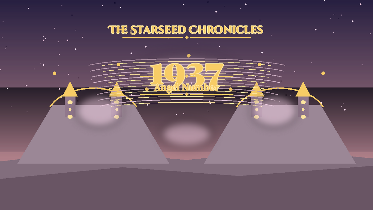 Angel Number 1937: The Starseed Chronicles Style H, Soft Carnival Meadow Chorus Spirit Spire
