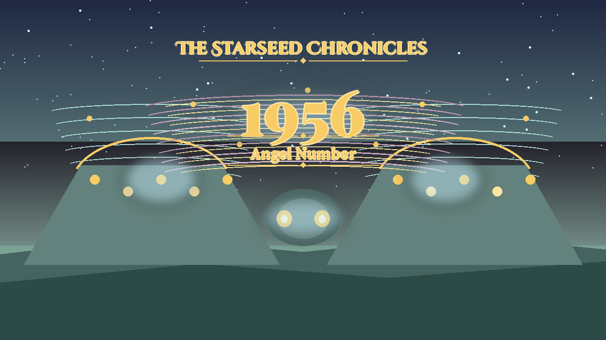 Angel Number 1956: The Starseed Chronicles Style H, Golden Amphitheater Freewind Nest Hearth
