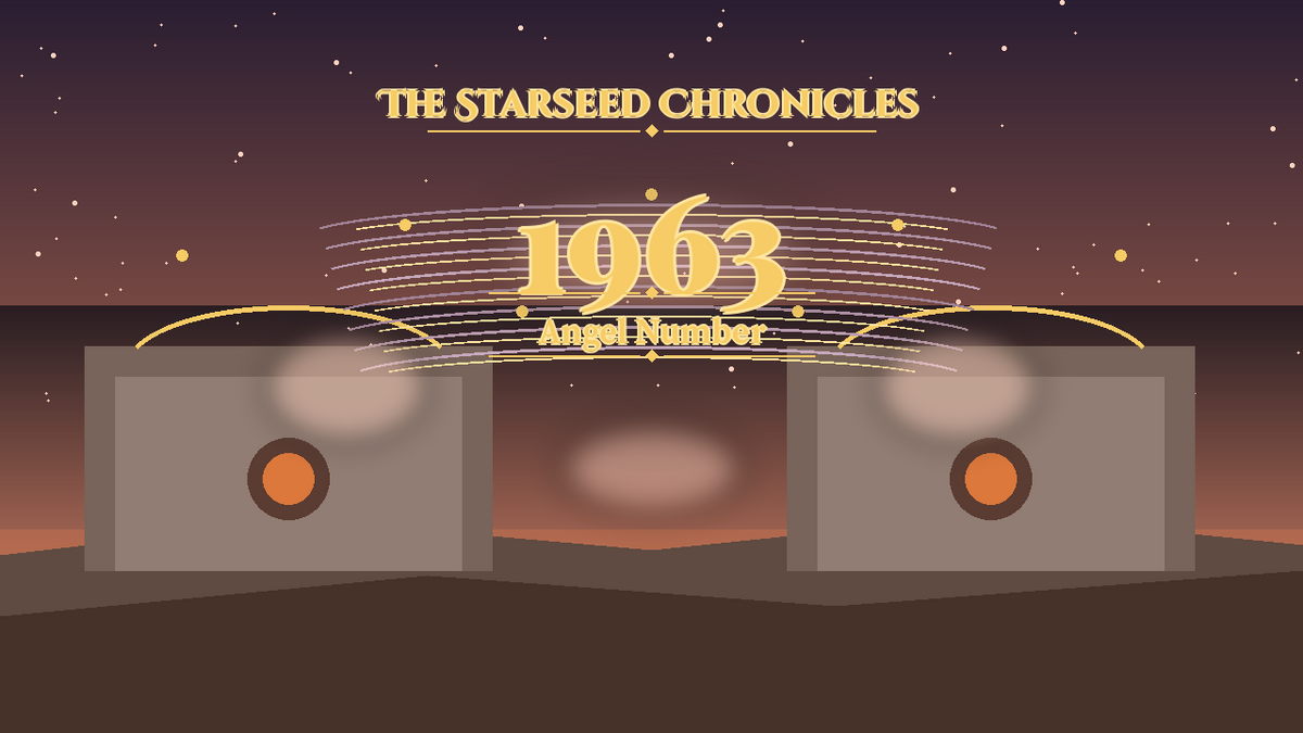 Angel Number 1963: The Starseed Chronicles Style H, Hollow Court Lanterns Nest Joy Atelier