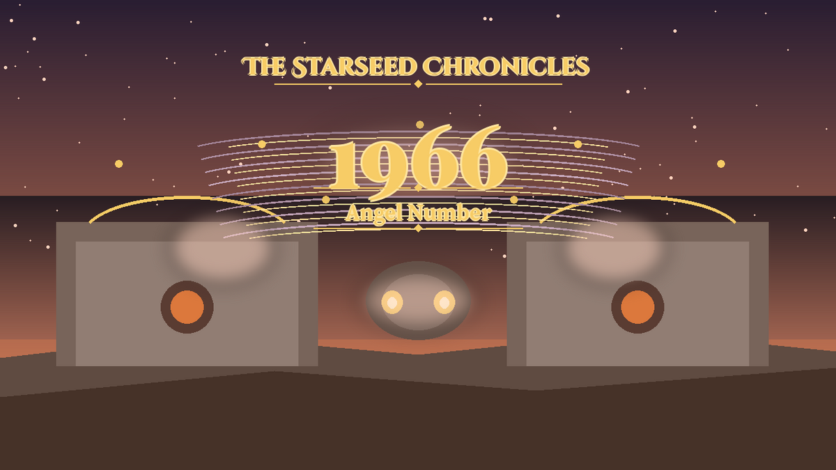 Angel Number 1966: The Starseed Chronicles Style H, Moon Crystal Village Nest Nest Hearth