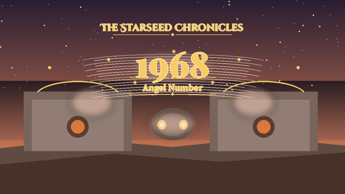 Angel Number 1968: The Starseed Chronicles Style H, Elara Cottage Hearth Nest Coin Cascade