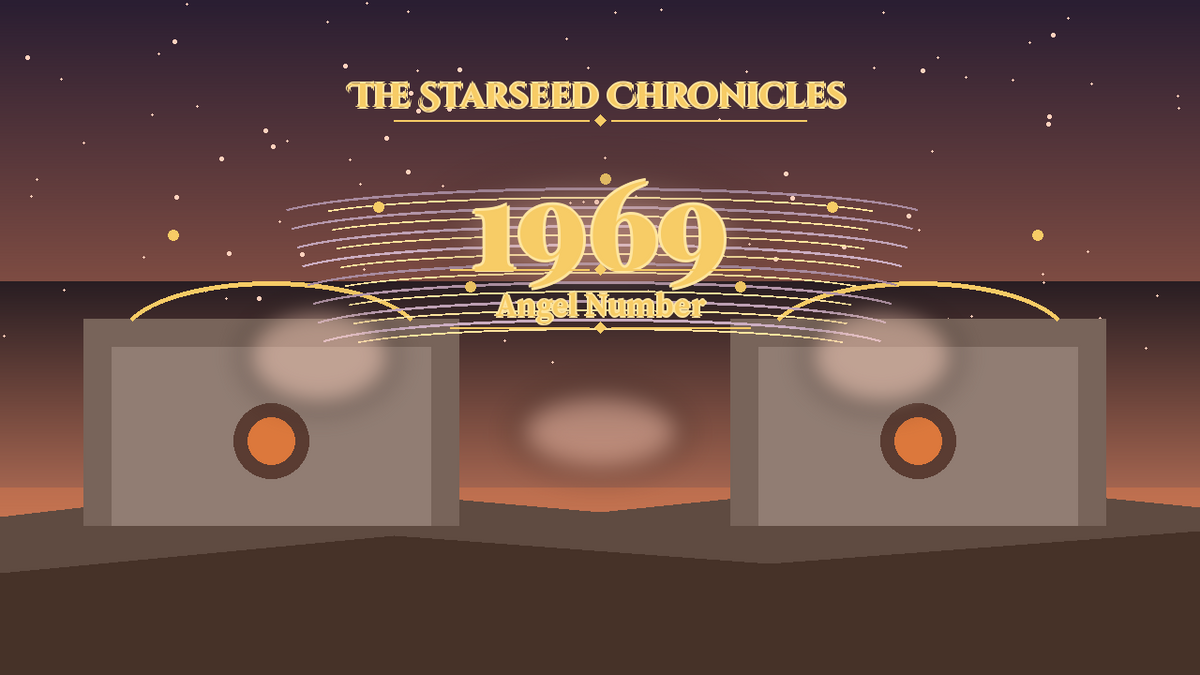 Angel Number 1969: The Starseed Chronicles Style H, Soft Carnival Meadow Nest Release Shore