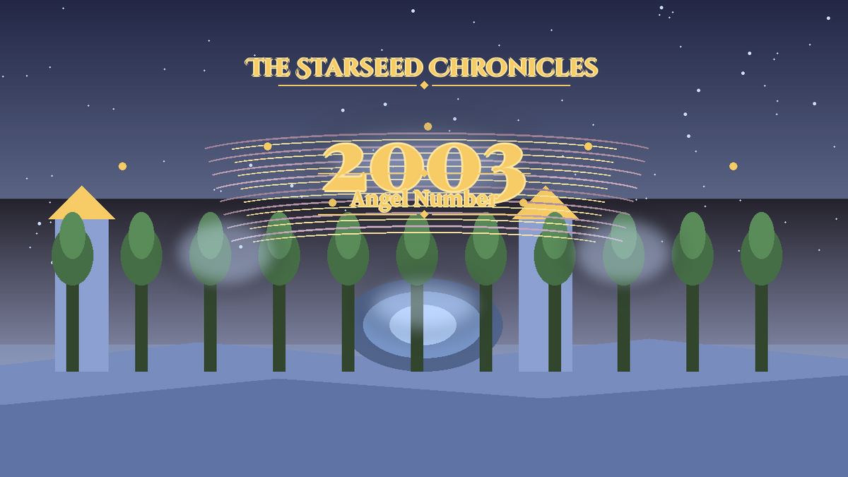 Angel Number 2003: The Starseed Chronicles Style H, Elara Cottage Hearth Zero Joy Atelier