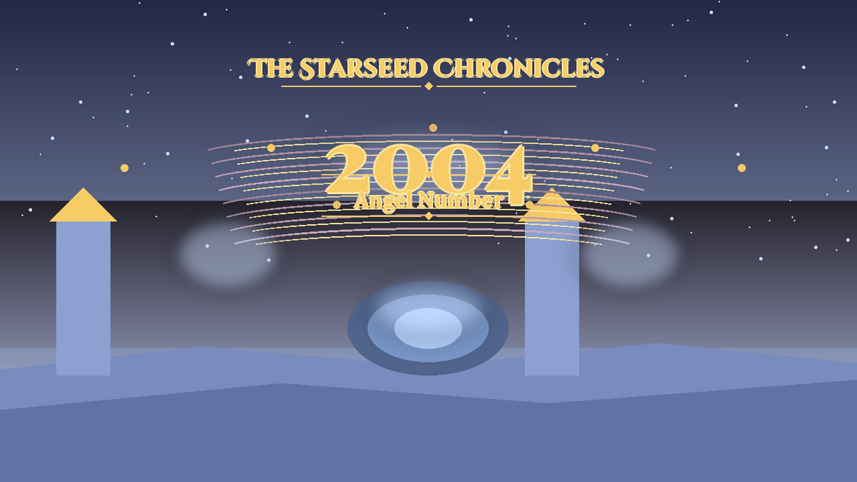 Angel Number 2004: The Starseed Chronicles Style H, Soft Carnival Meadow Zero Keystone Span