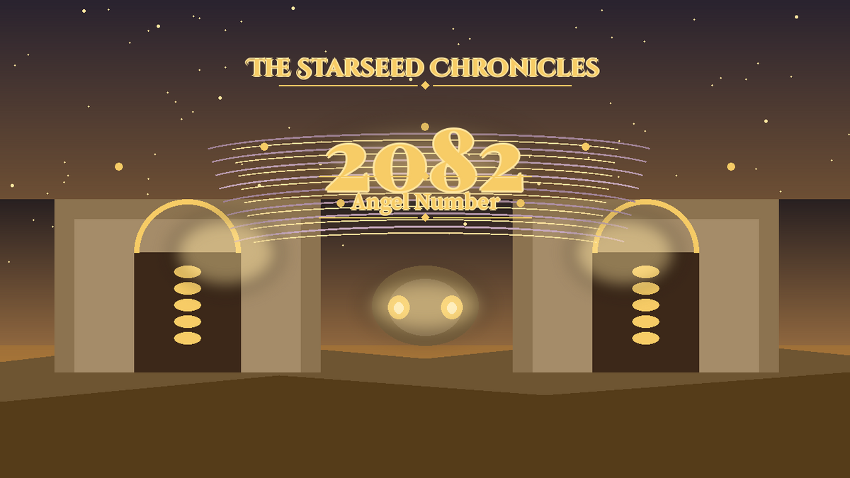 Angel Number 2082: The Starseed Chronicles Style H, Elara Cottage Hearth Vault Faith Bridge
