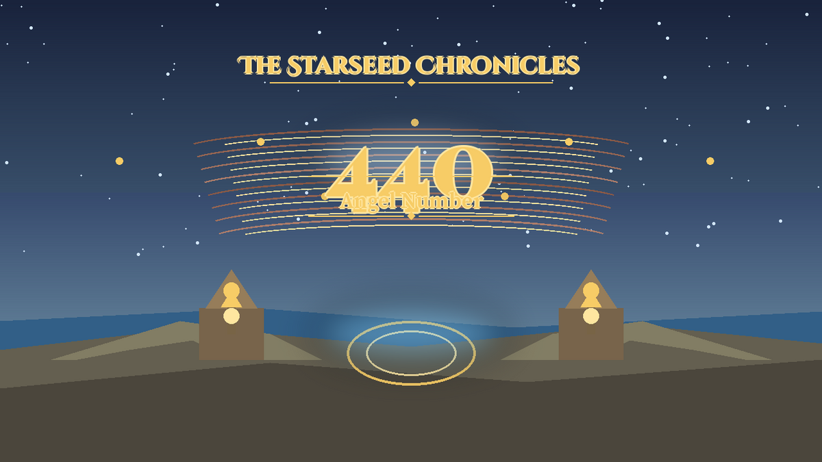 Angel Number 440: The Starseed Chronicles Style H, Infinite Council Harbor