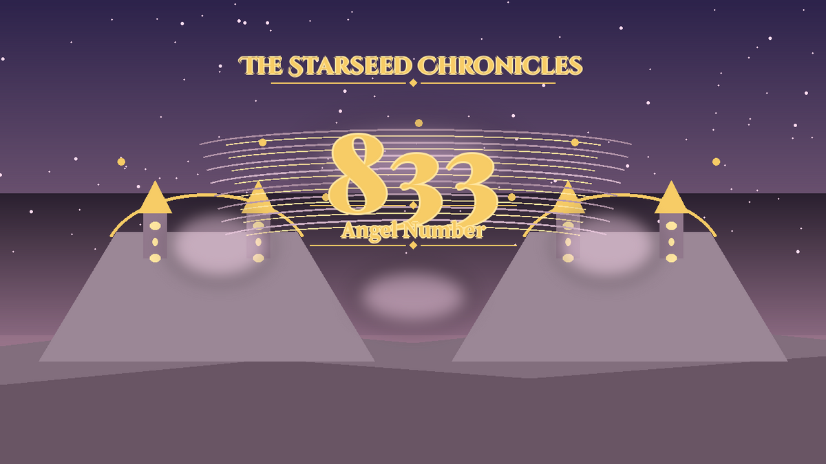 Angel Number 833: The Starseed Chronicles Style H, Twinchorus Prosperity Joy Ateliers
