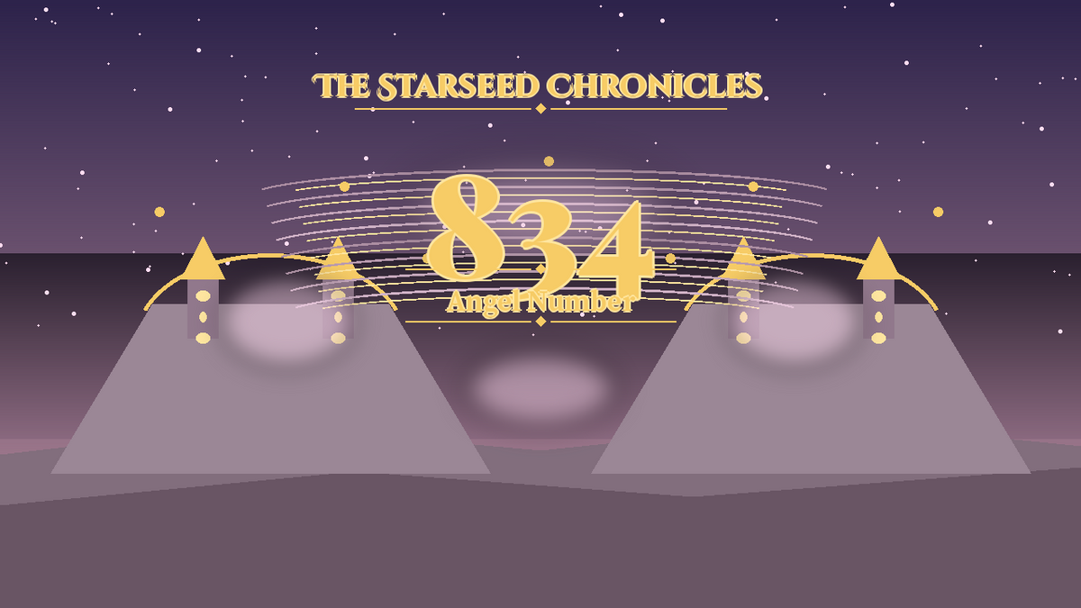 Angel Number 834: The Starseed Chronicles Style H, Chorusspan Prosperity Keystone Joyatelier