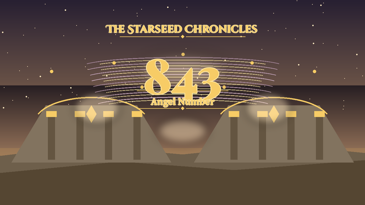 Angel Number 843: The Starseed Chronicles Style H, Keychorus Prosperity Joy Keystonehall