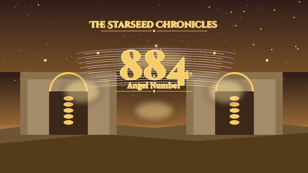 Angel Number 884: The Starseed Chronicles Style H, Coinspan Prosperity Keystone Cascadegate