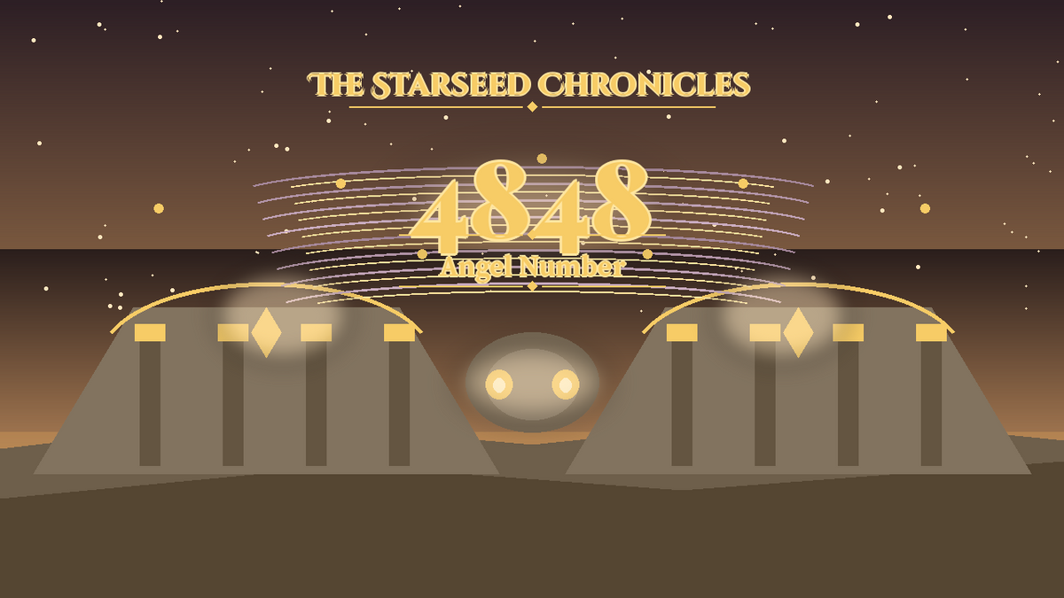 Angel Number 4848: The Starseed Chronicles Style H featured art