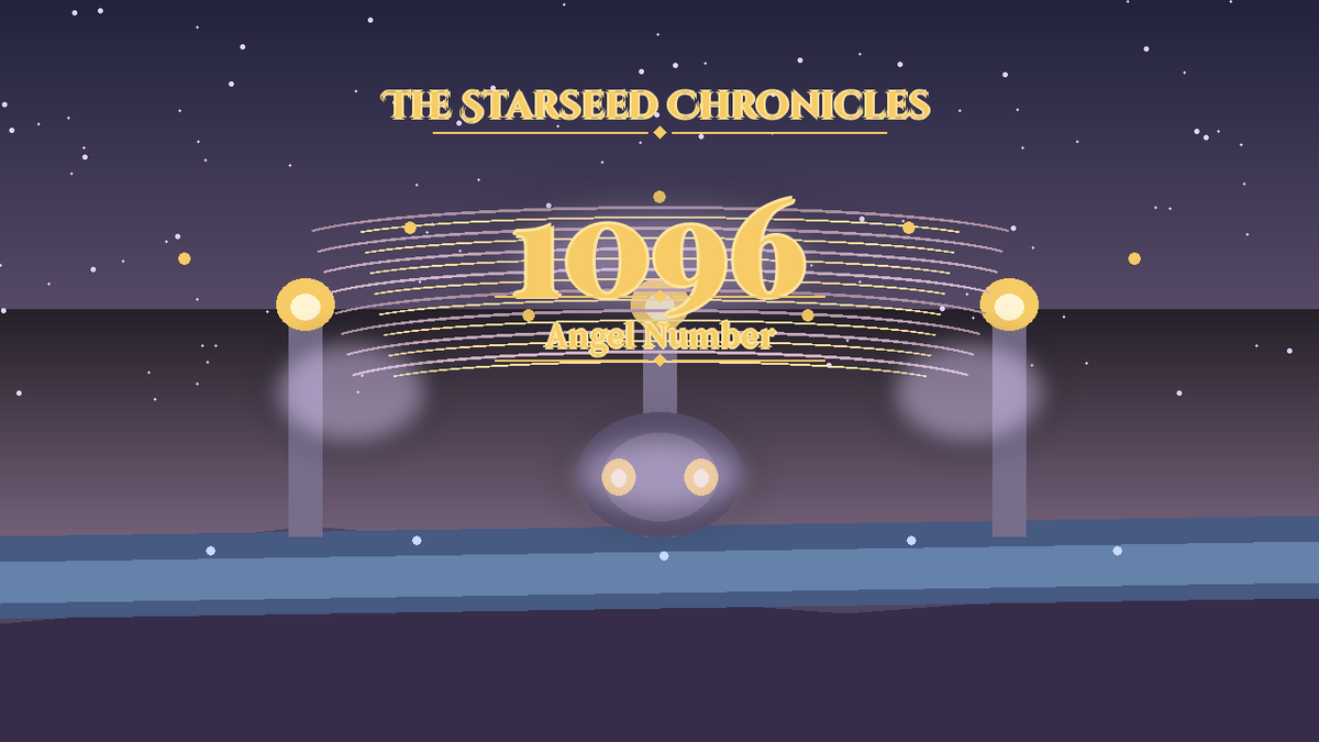 Angel Number 1096: The Starseed Chronicles Style H, Soft Carnival Meadow Release Nest Hearth